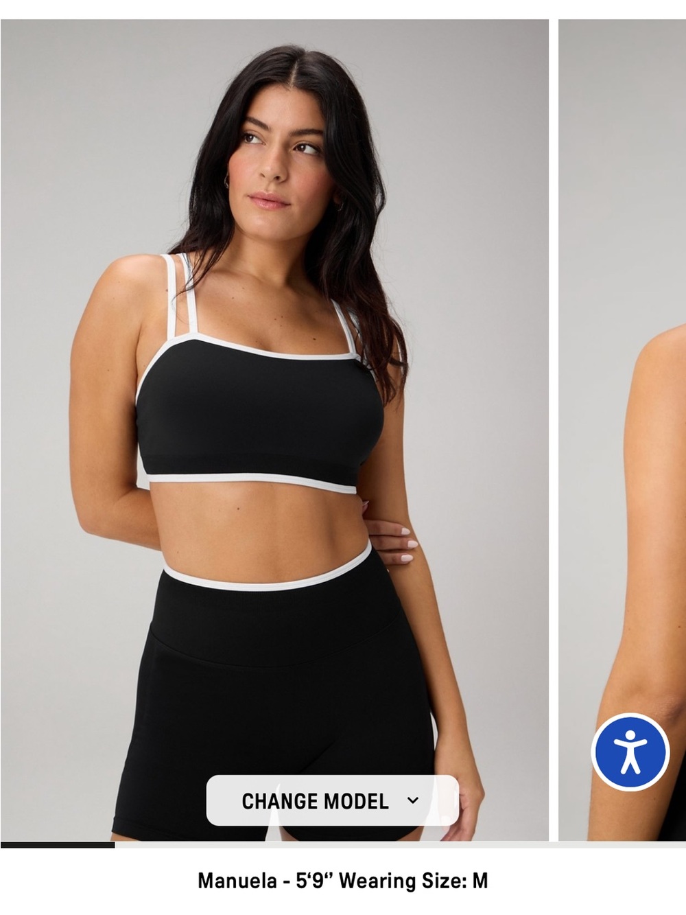 Fabletics SEAMLESS LOW IMPACT BRA and SEAMLESS SCRUNCH SHORT 4" set